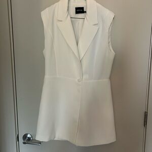 Vici Padded Shoulder Blazer Romper